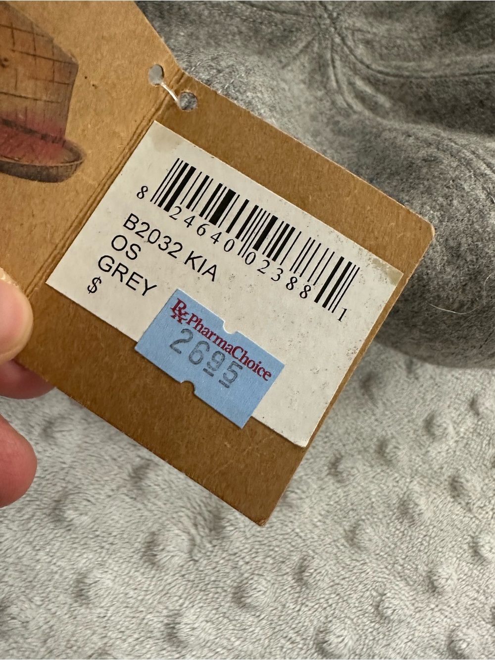 Gray Wool Cap - Picture 5 of 5